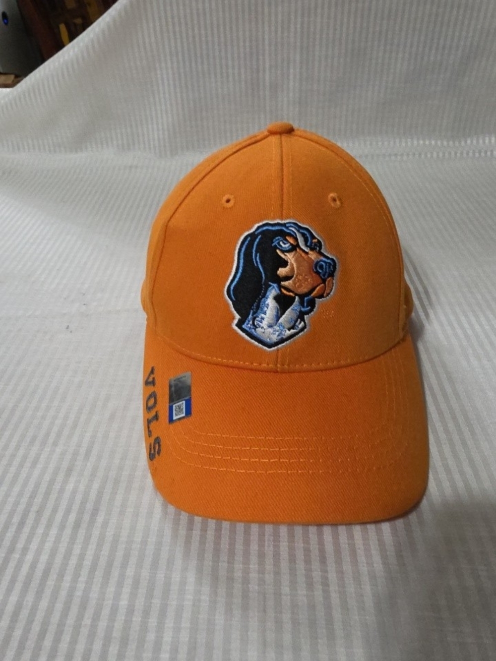 Orange UT Vols Smokey Bluetick Coonhound Dog Mascot Adjustable Baseball Cap